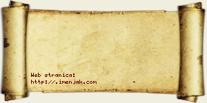 David Hamović vizit kartica